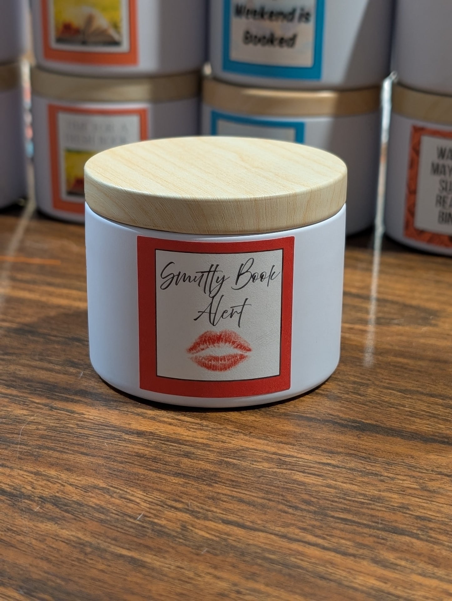 Smutty Book Alert Candle