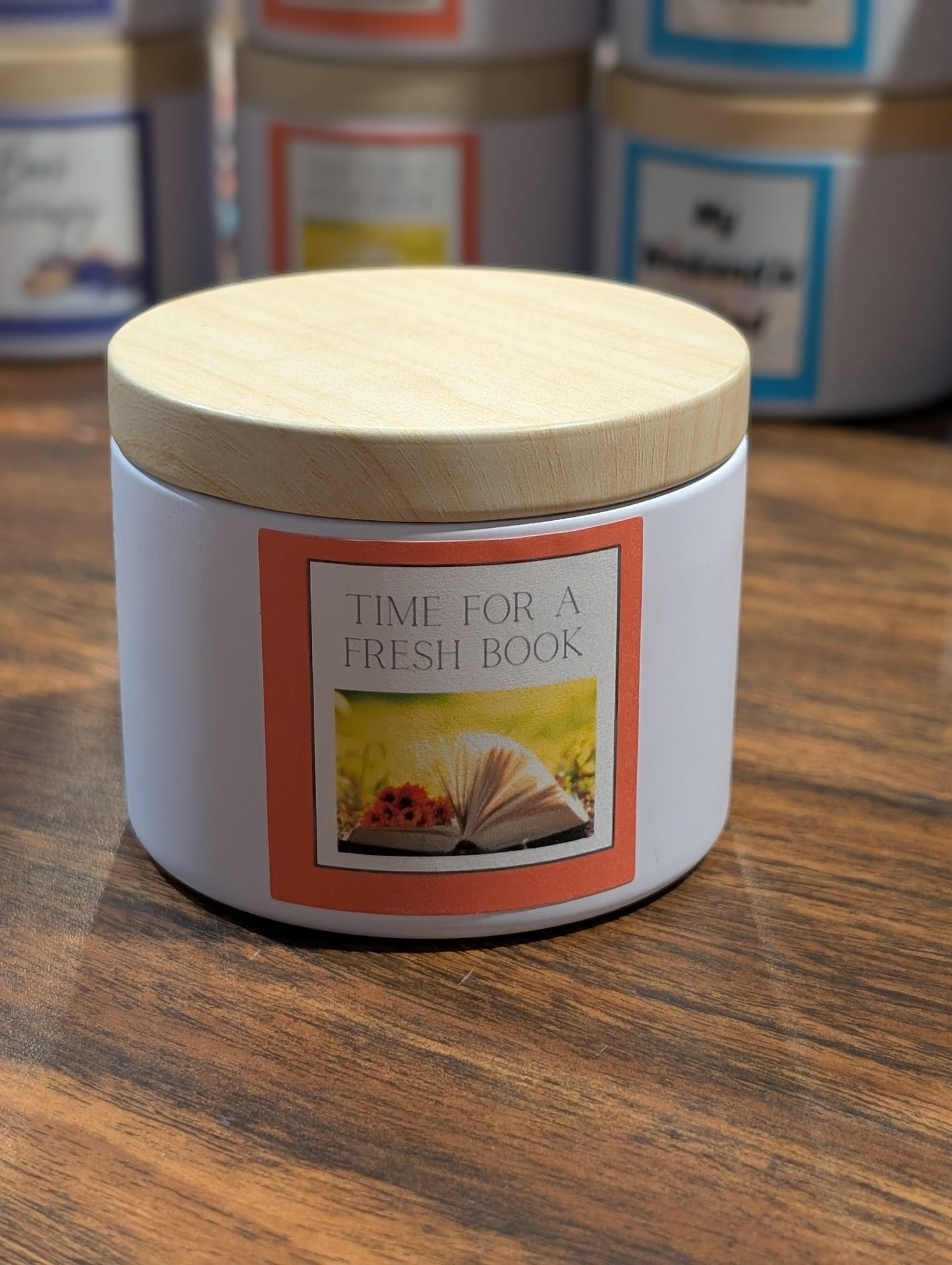 Time for a Fresh Book Candle