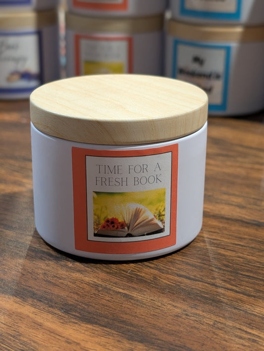 Time for a Fresh Book Candle