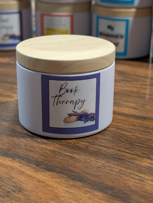 Book Therapy Candle