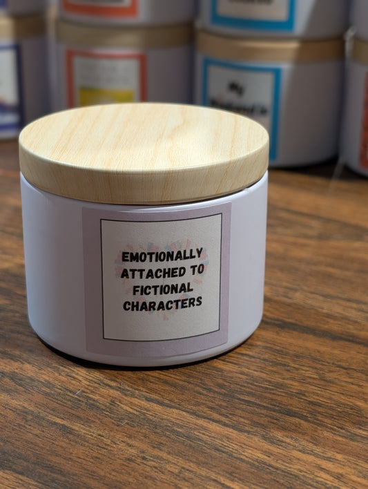 Emotionally Attached to Fictional Characters Candle