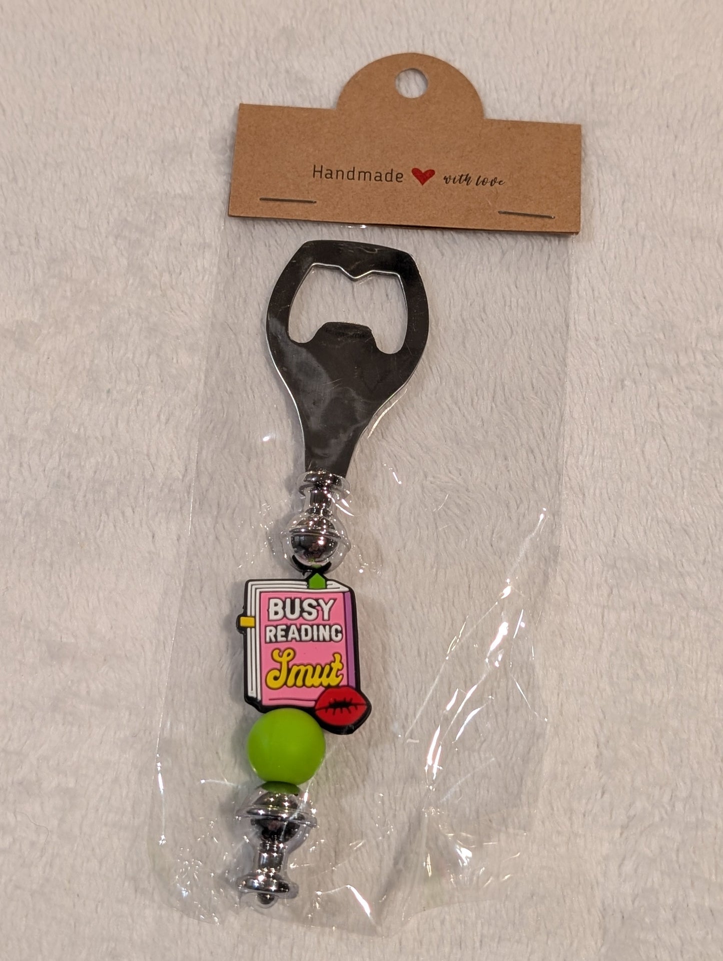 Busy Reading Smut Bottle Opener