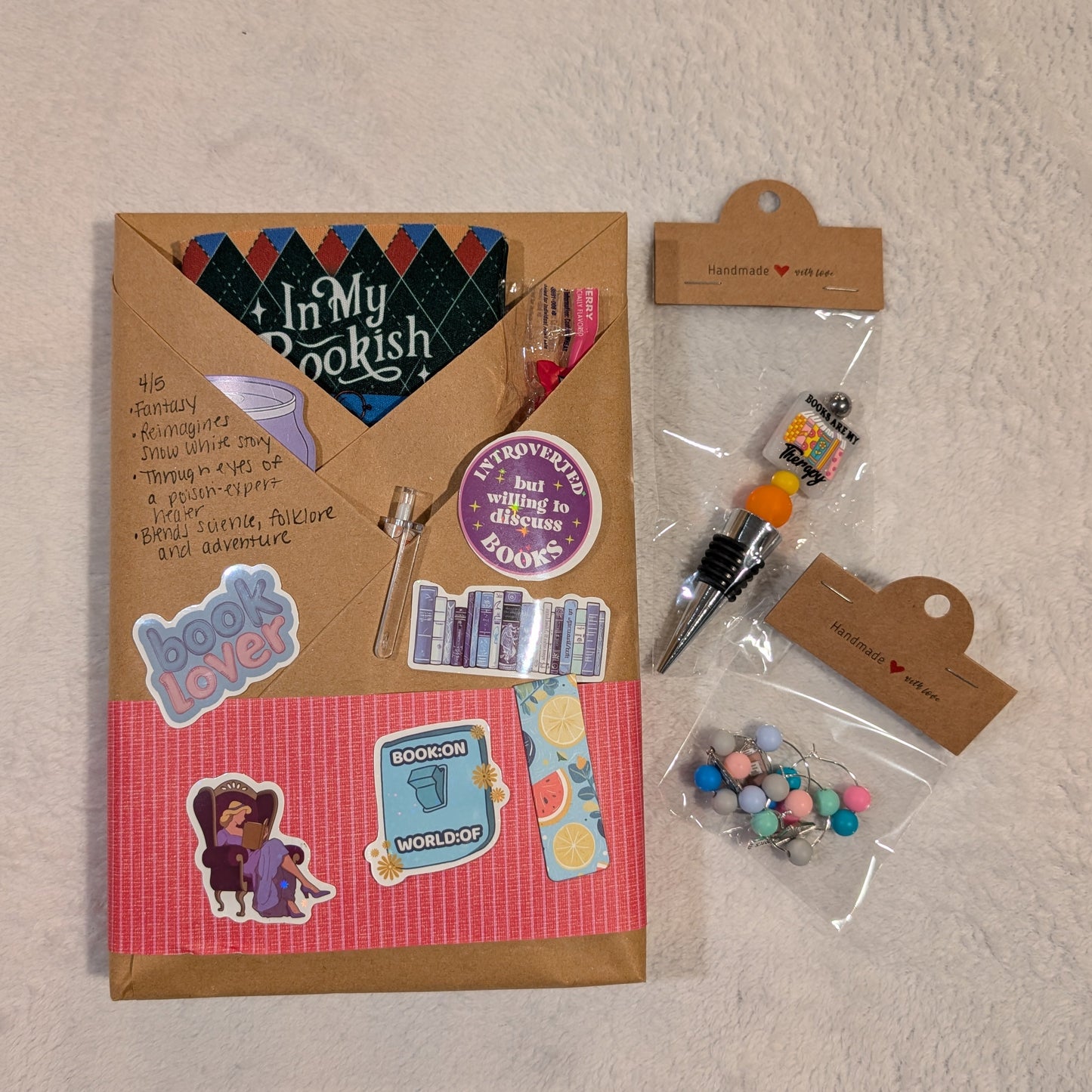 Boozy Book Bundle (wine stopper)