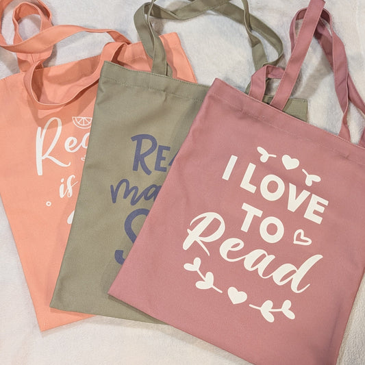 Bookish Canvas Bag (one bag)